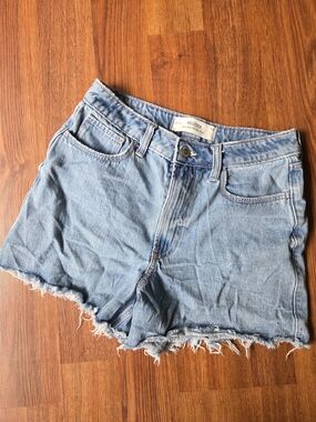 Hollister Light Wash Denim Cutoff Shorts
